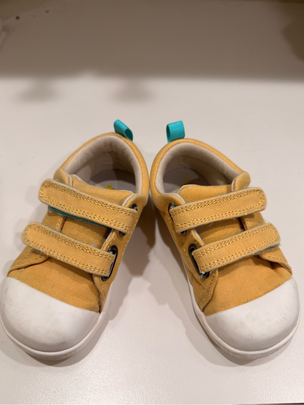 Ten Little toddler 6.5 Eco Canvas Sneakers in Yellow